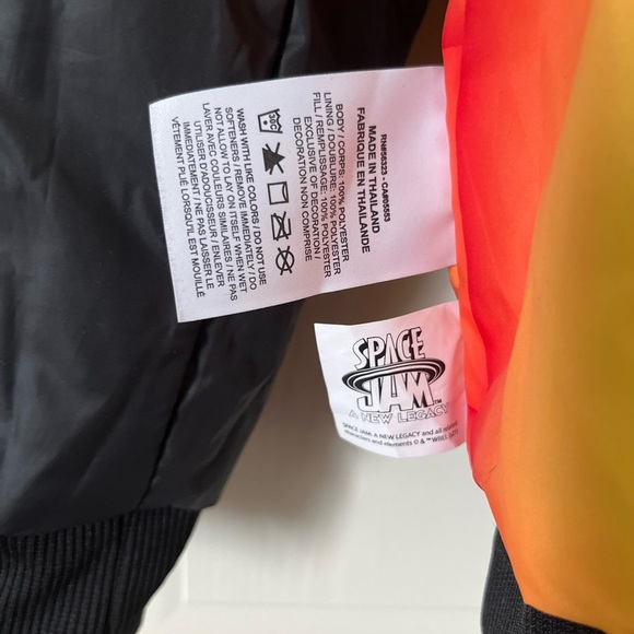 Nike x Space Jam Lebron Tune Squad Men`s Varsity Jacket Black - Picture 8 of 14